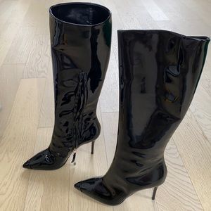 Gorgeous black Patton leather Giuseppe Zanotti boot.